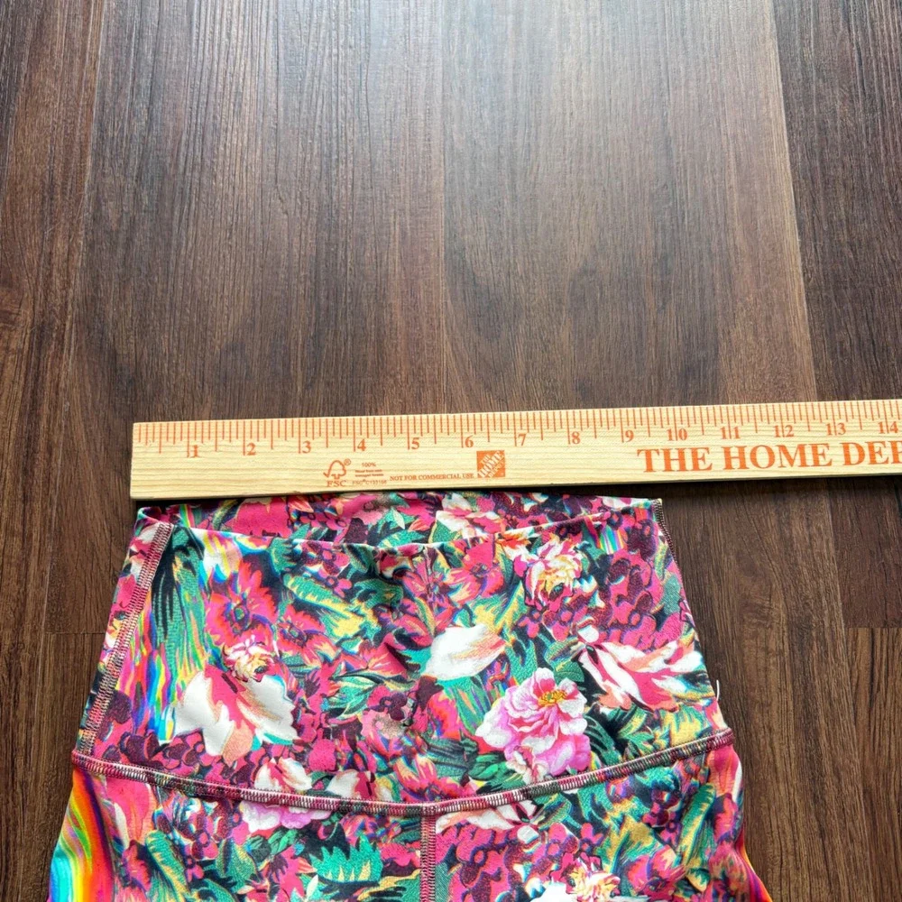 Lululemon Spectrum Wunder Under Hi-Rise Leggings Tights Nulux Rainbow Floral 2*